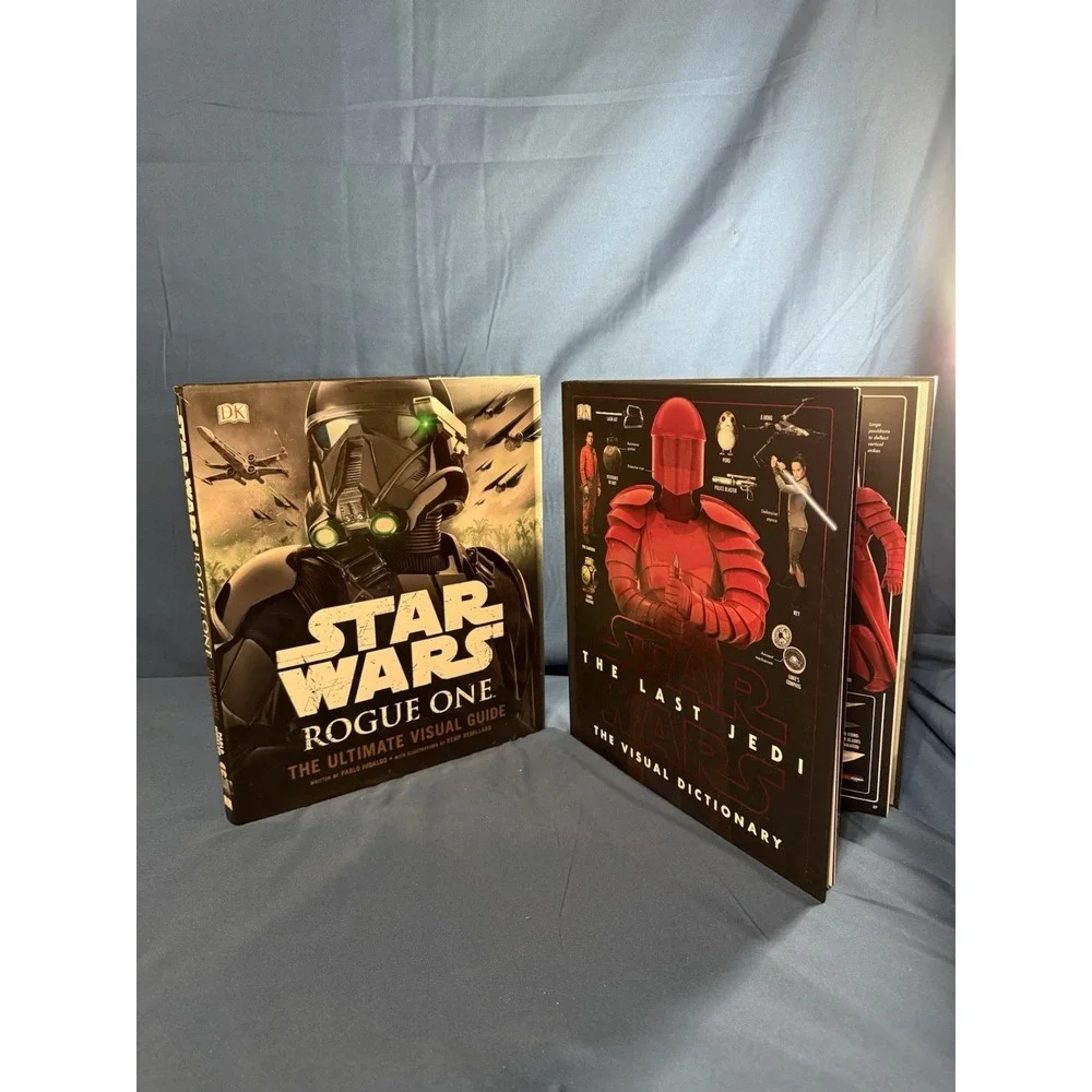 Star Wars‎ Visual Guide Book Lot: Rogue One & The Last Jedi LN